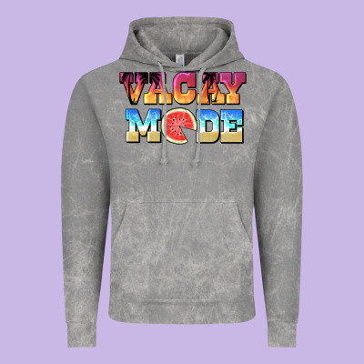 Vacay Mode Watermelon Vintage Hoodie Designed By Barkaloodesign