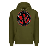 Army Green pennywise Premium Hoodie - artisFamous