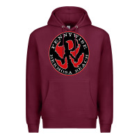 Burgundy pennywise Premium Hoodie - artisFamous