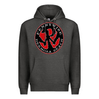 Charcoal Heather pennywise Premium Hoodie - artisFamous