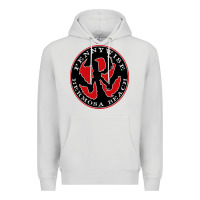 Dove Grey pennywise Premium Hoodie - artisFamous