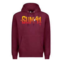 Burgundy sum41 Premium Hoodie - artisFamous