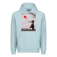 Blue Mist banksy, hope Premium Hoodie - artisFamous