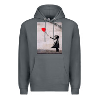 Rock banksy, hope Premium Hoodie - artisFamous