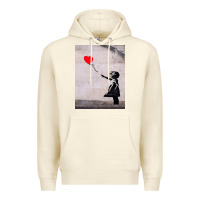 Sandshell banksy, hope Premium Hoodie - artisFamous