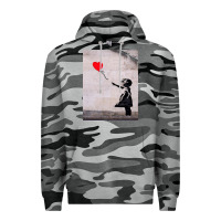 Slate Camo banksy, hope Premium Hoodie - artisFamous