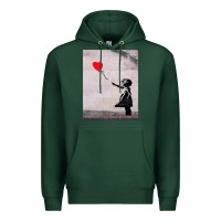 Sports Green banksy, hope Premium Hoodie - artisFamous