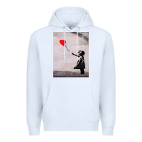 White banksy, hope Premium Hoodie - artisFamous