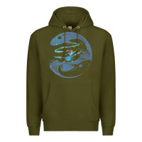 Army Green Avatar Katara Premium Hoodie - artisFamous