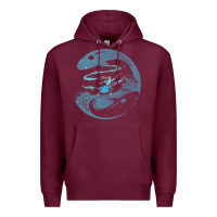 Burgundy Avatar Katara Premium Hoodie - artisFamous