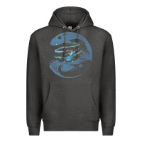 Charcoal Heather Avatar Katara Premium Hoodie - artisFamous