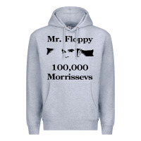 Heather Grey mr floppy Premium Hoodie - artisFamous