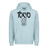 Blue Mist Olympic RingTokyo 2020 Premium Hoodie - artisFamous