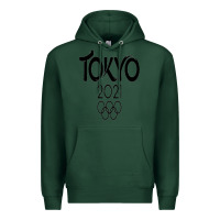 Sports Green Olympic RingTokyo 2020 Premium Hoodie - artisFamous