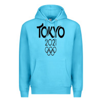 Ocean Blue Olympic RingTokyo 2020 Premium Hoodie - artisFamous