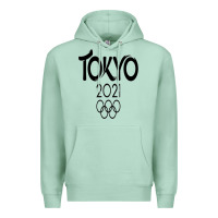 Seafoam Olympic RingTokyo 2020 Premium Hoodie - artisFamous