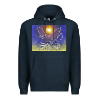 Navy pablo picasso signed & hand Premium Hoodie - artisFamous