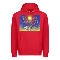 Red pablo picasso signed & hand Premium Hoodie - artisFamous