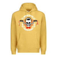 Antique Gold loner rebel Premium Hoodie - artisFamous