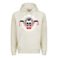 Oatmeal Heather loner rebel Premium Hoodie - artisFamous