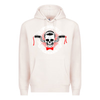 Pale Pink loner rebel Premium Hoodie - artisFamous