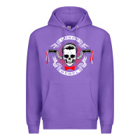 Purple loner rebel Premium Hoodie - artisFamous