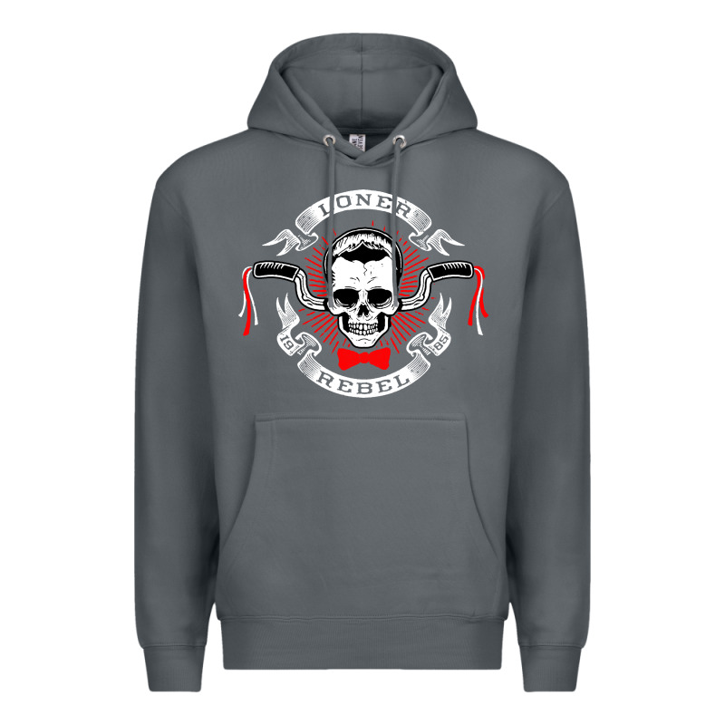 Loner Rebel Premium Hoodie by artisFamous | Teevron