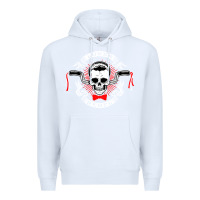 White loner rebel Premium Hoodie - artisFamous