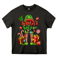 Asphalt santa s helper Heavy Core Tee - FaDigitalArtStudio
