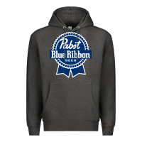 Charcoal Heather pabst blue ribbon Premium Hoodie - artisFamous
