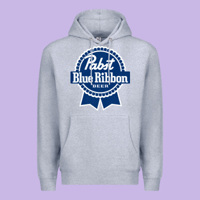 Pabst Blue Ribbon Premium Hoodie Designed By Artisfamous