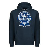 Navy pabst blue ribbon Premium Hoodie - artisFamous