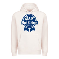 Pale Pink pabst blue ribbon Premium Hoodie - artisFamous