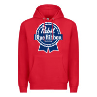 Red pabst blue ribbon Premium Hoodie - artisFamous