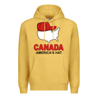 Antique Gold canada america's hat Premium Hoodie - artisFamous