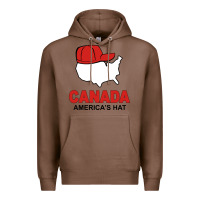 Chestnut canada america's hat Premium Hoodie - artisFamous