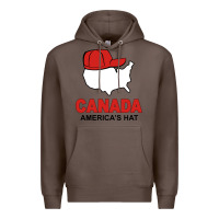 Coffee canada america's hat Premium Hoodie - artisFamous