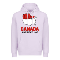 Lilac canada america's hat Premium Hoodie - artisFamous