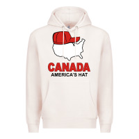 Pale Pink canada america's hat Premium Hoodie - artisFamous
