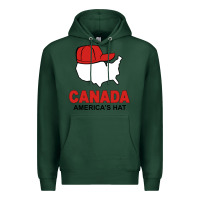 Sports Green canada america's hat Premium Hoodie - artisFamous