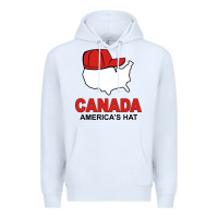 White canada america's hat Premium Hoodie - artisFamous