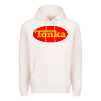 Pale Pink tonka truck Premium Hoodie - artisFamous