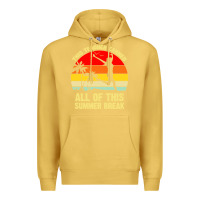 Antique Gold vintage this teacher earned all of this summer break Premium Hoodie - artisFamous