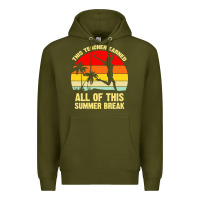 Army Green vintage this teacher earned all of this summer break Premium Hoodie - artisFamous