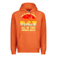 Carrot vintage this teacher earned all of this summer break Premium Hoodie - artisFamous