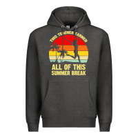 Charcoal Heather vintage this teacher earned all of this summer break Premium Hoodie - artisFamous