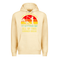 Pina Colada vintage this teacher earned all of this summer break Premium Hoodie - artisFamous