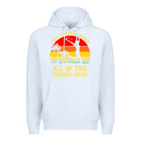 White vintage this teacher earned all of this summer break Premium Hoodie - artisFamous