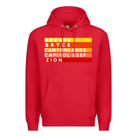 Utah National Parks Utah S Mighty Five Souvenir Nps Moab Premium Hoodie | Teevron