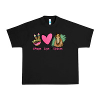 Black peace love horses Urban Heavy Tee - RanaPortraitStore